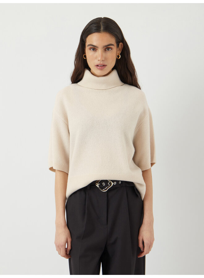 YASEMILA WOOL KNIT PULLOVER SANDSHELL