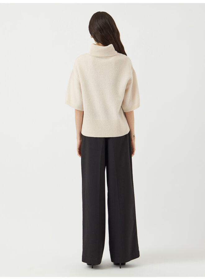 YASEMILA WOOL KNIT PULLOVER SANDSHELL