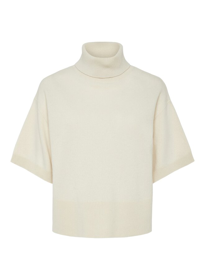 YASEMILA WOOL KNIT PULLOVER SANDSHELL