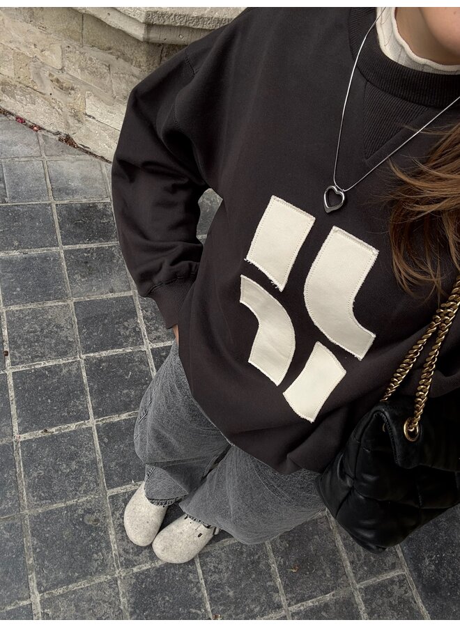 PENNY SWEATSHIRT ANTHRACITE