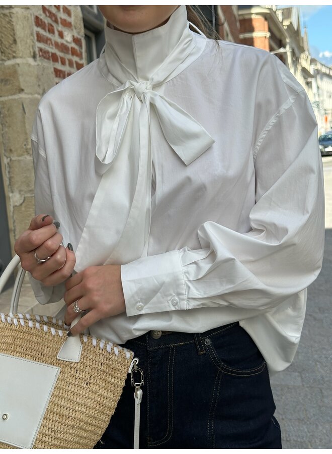 PAULIA BLOUSE BLANC