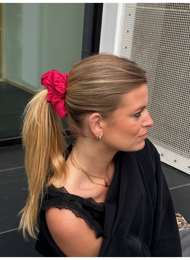PALMA SCRUNCHIE RED