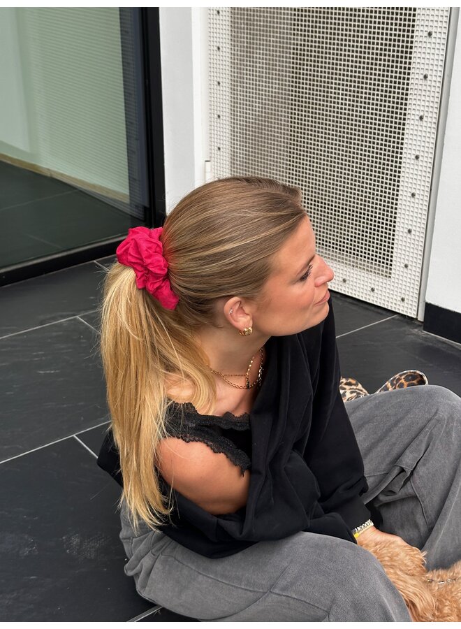 PALMA SCRUNCHIE RED