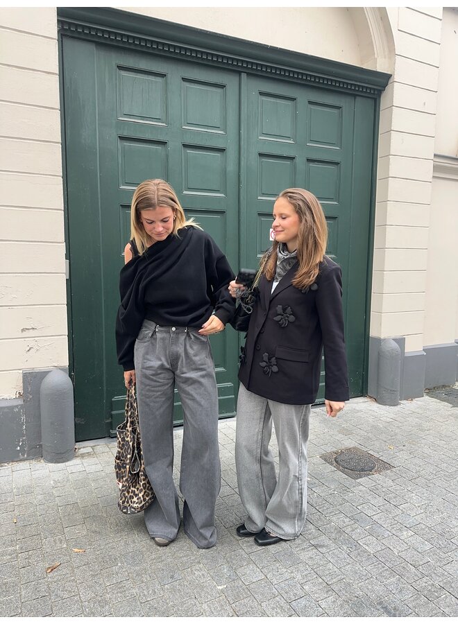 COCO JEANS DENIM GREY