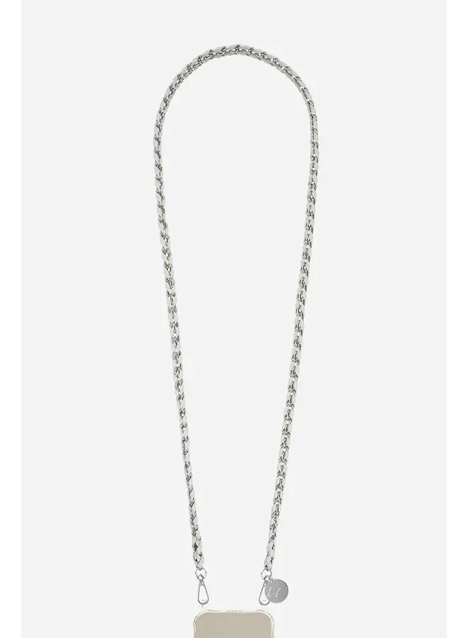 PHONE CHAIN LOU ARGENT 120 CM