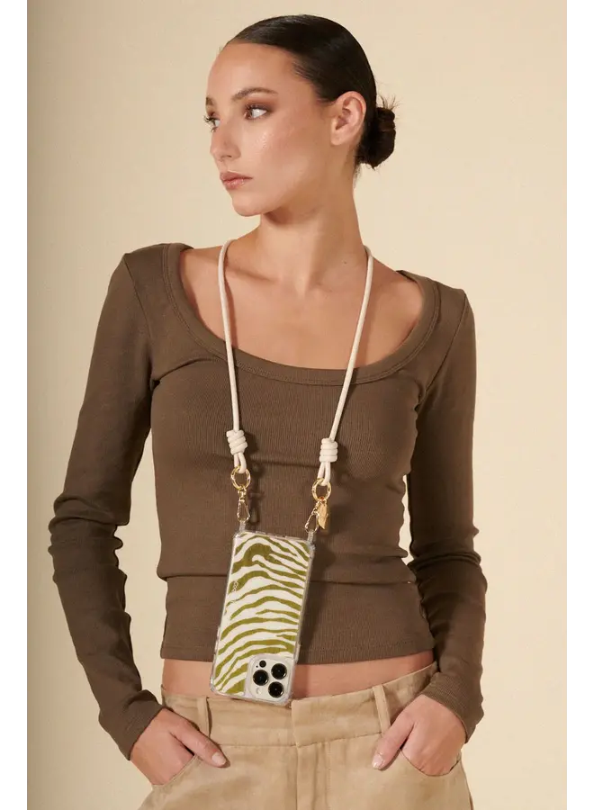 PHONE CHAIN NOLAN CREME 120 CM