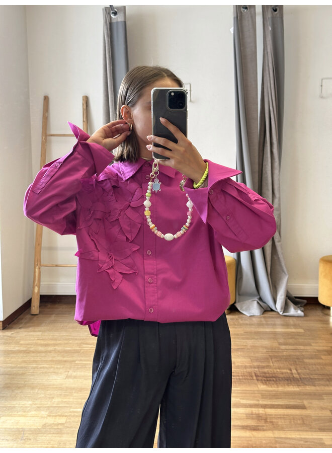 YASGIRA LS SHIRT ROSE VIOLET