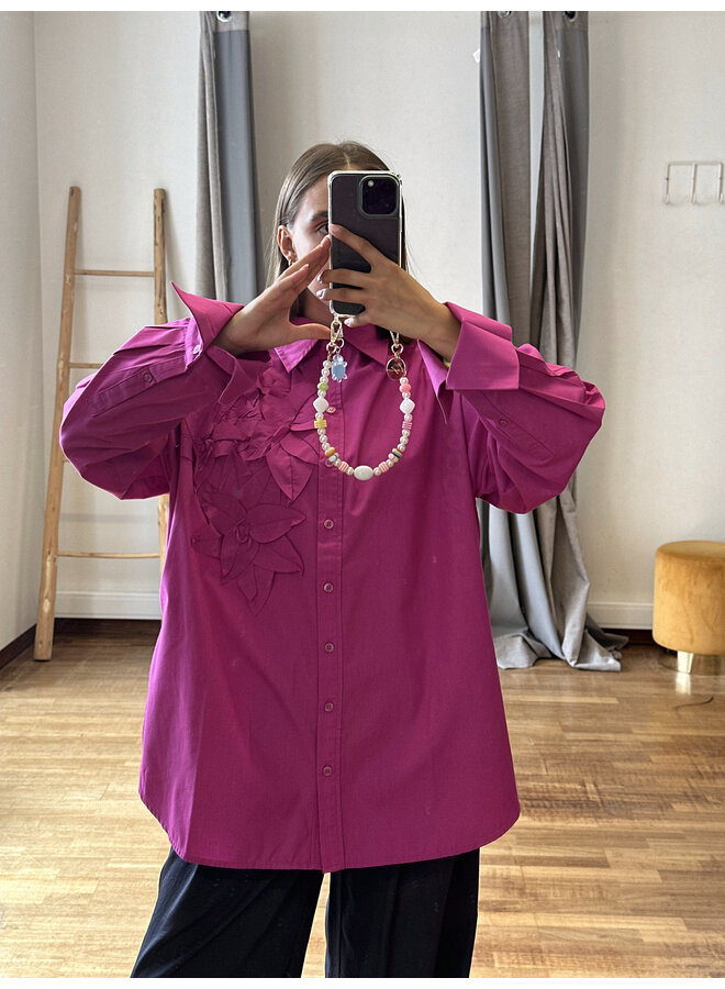 YASGIRA LS SHIRT ROSE VIOLET