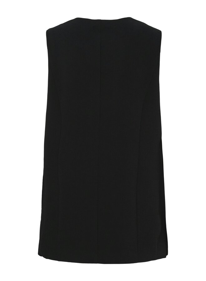 YASMALI WAISTCOAT BLACK