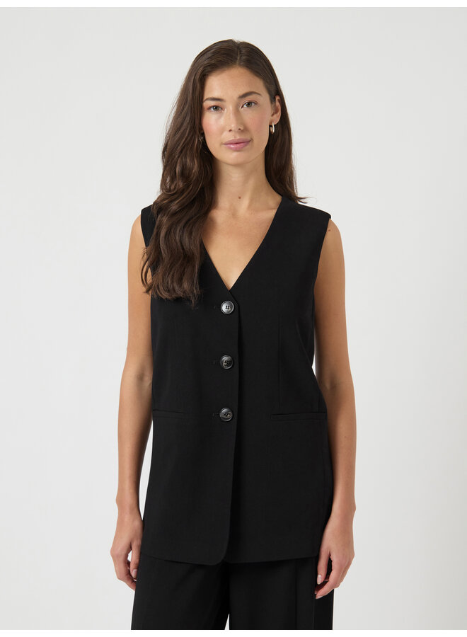 YASMALI WAISTCOAT BLACK