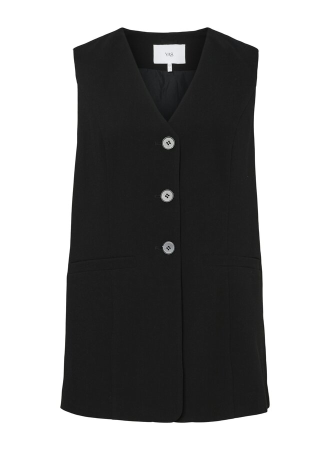 YASMALI WAISTCOAT BLACK