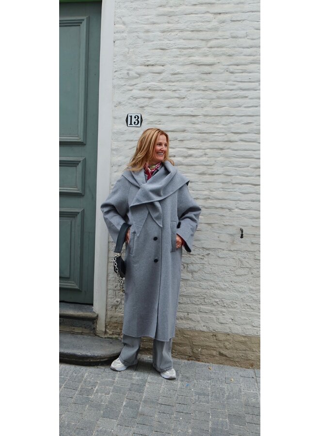 ALEA WOOL COAT GREY