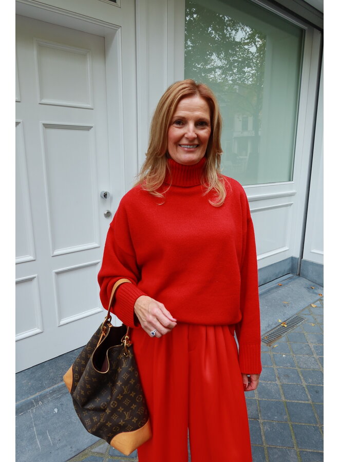 LAHELA WOOL JUMPER RED