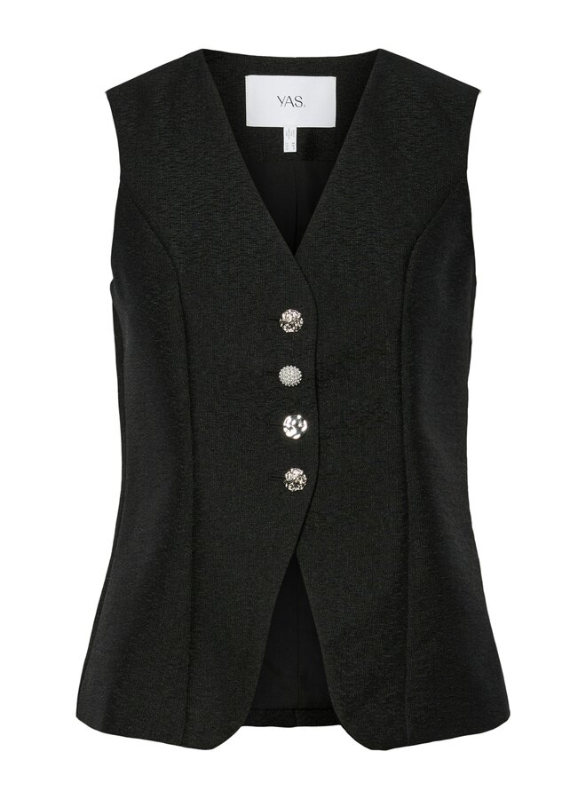 YASSPIRA WAISTCOAT BLACK