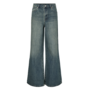 YASSIVA HMW WIDE JEANS S. MEDIUM BLUE/BROWN WASH