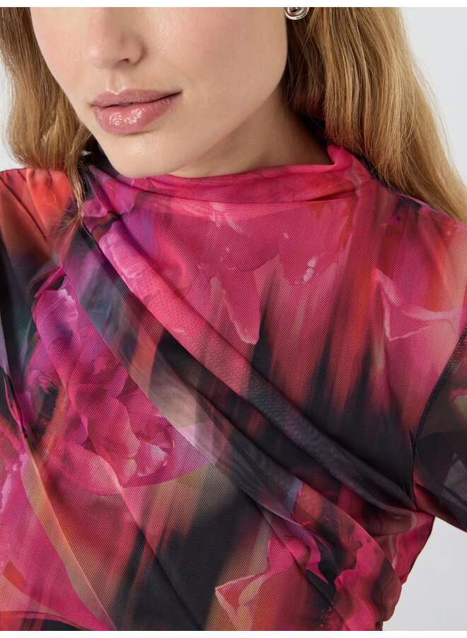 YASCHIVA LS TOP BLACK/CHIVA PRINT