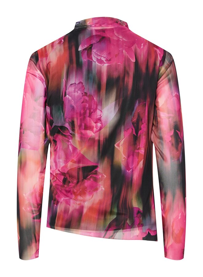 YASCHIVA LS TOP BLACK/CHIVA PRINT