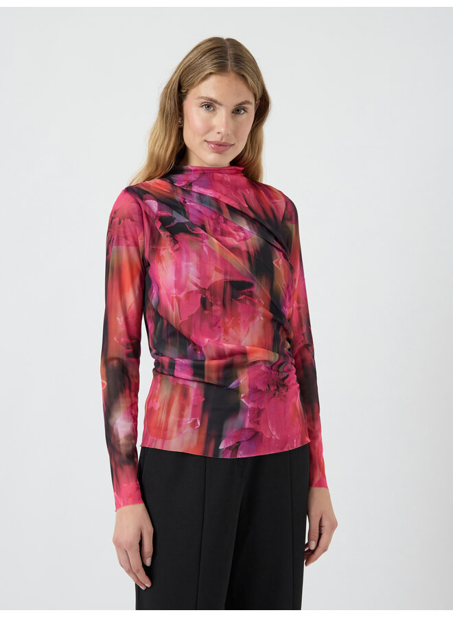 YASCHIVA LS TOP BLACK/CHIVA PRINT