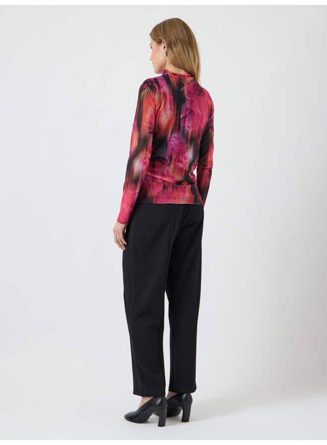 YASCHIVA LS TOP BLACK/CHIVA PRINT