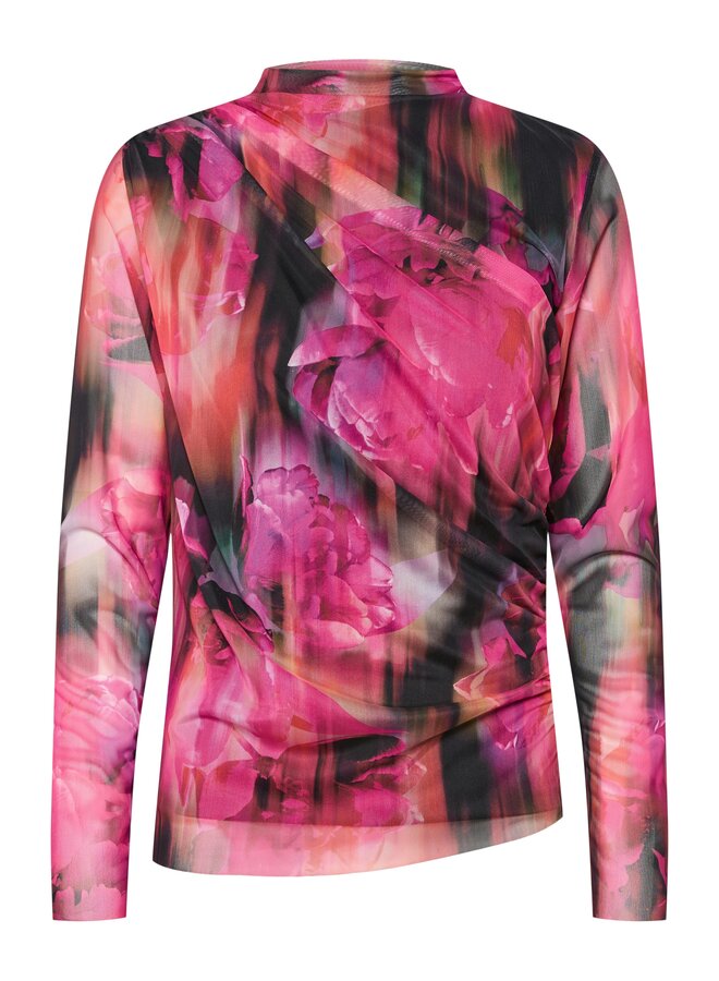 YASCHIVA LS TOP BLACK/CHIVA PRINT