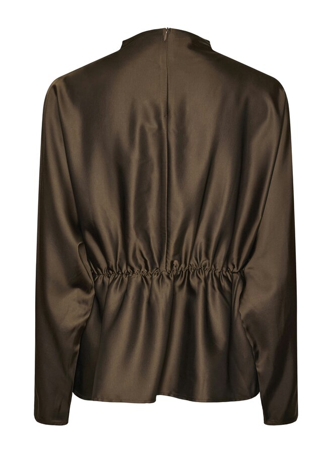 YASYERA LS TOP CHOCOLATE BROWN