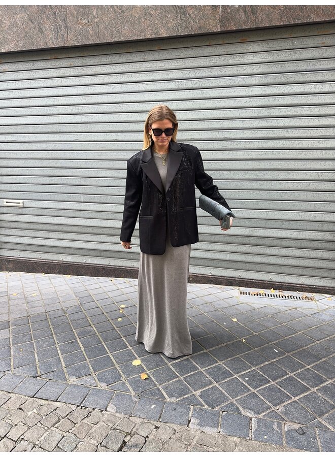 LONG DRESS VESTITO GREY