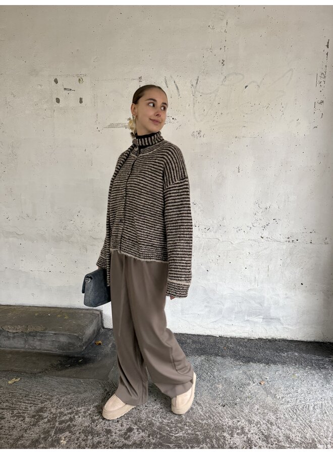 ELOISE CARDIGAN BROWN