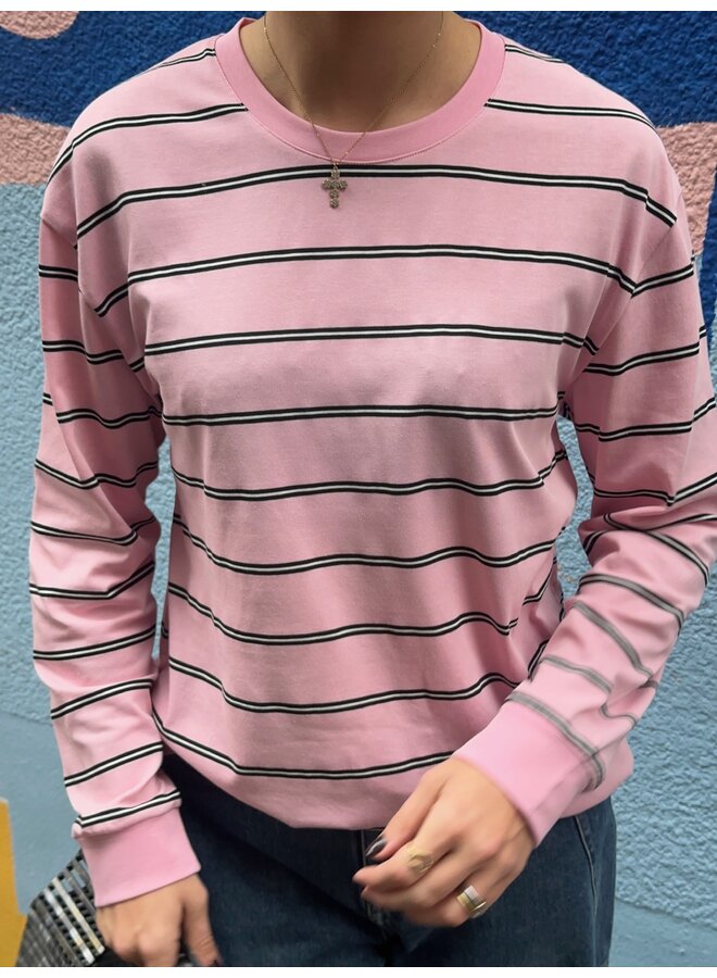LOLA LONGSLEEVE PINK STRIPES