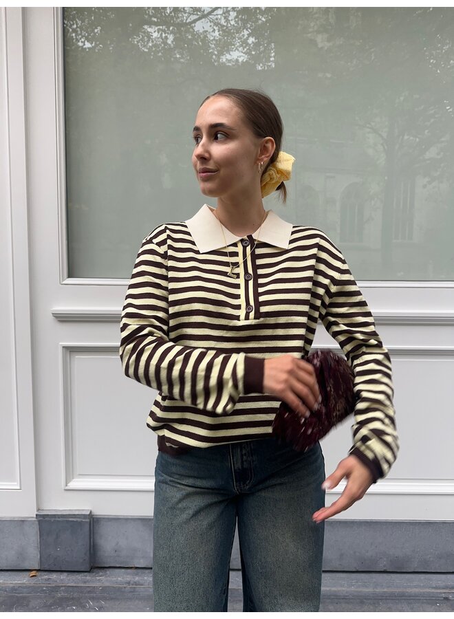 COCOA JUMPER YELLOW/ BROWN