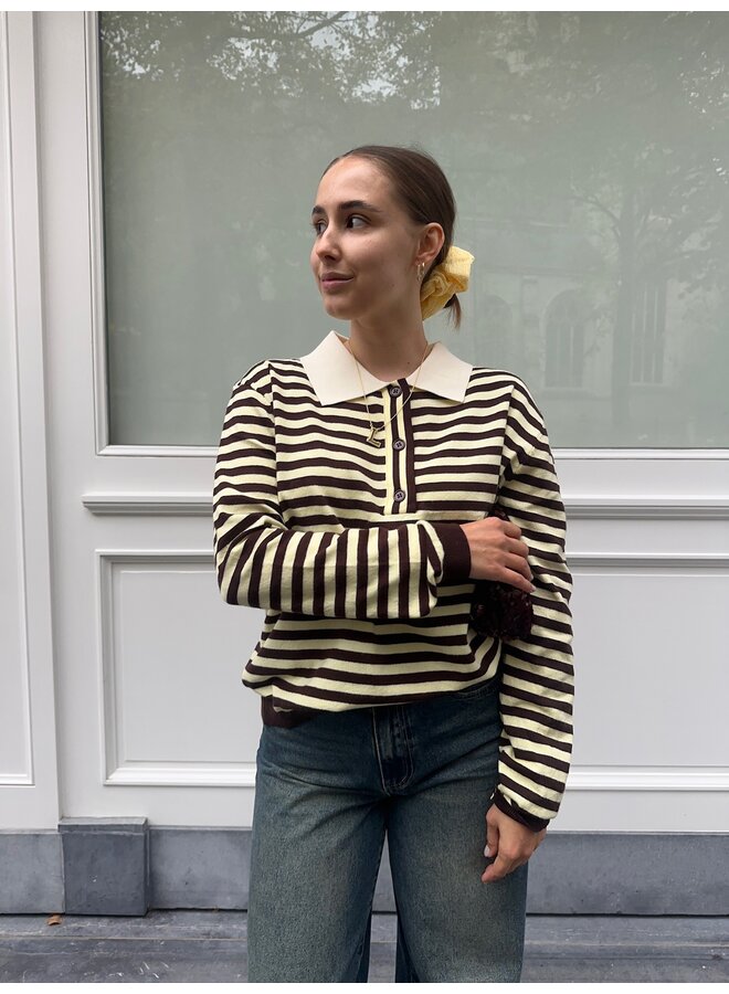 COCOA JUMPER YELLOW/ BROWN