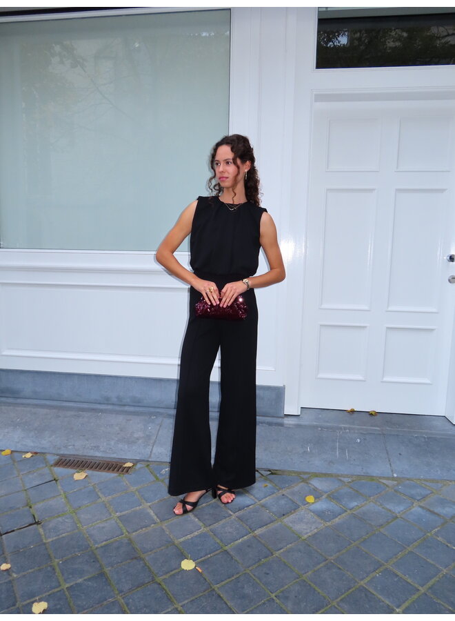 FALLONCC PLEAT LL SUIT BLACK