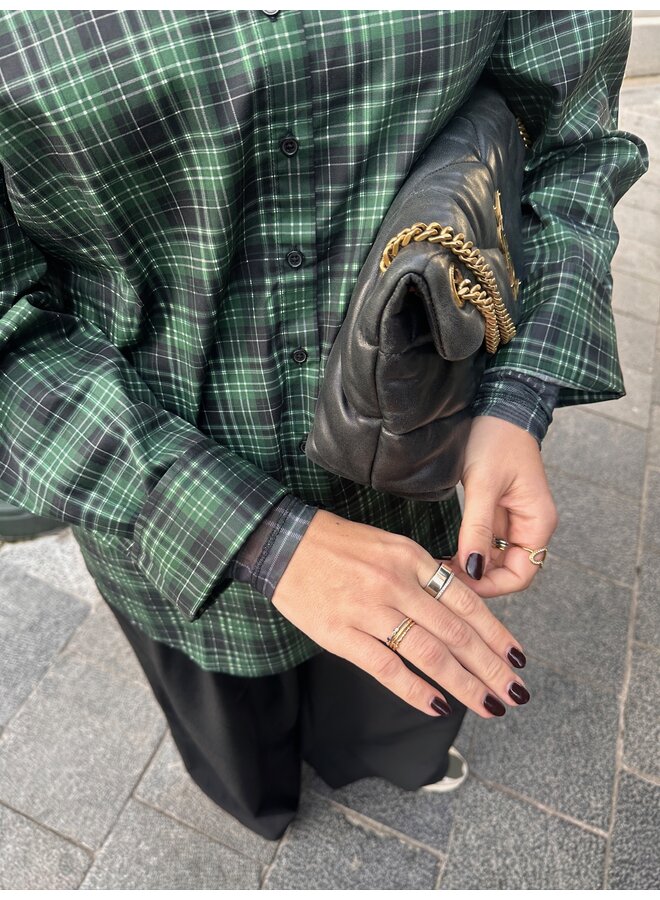KELLY SHIRT PINE GREEN CHECK BIG
