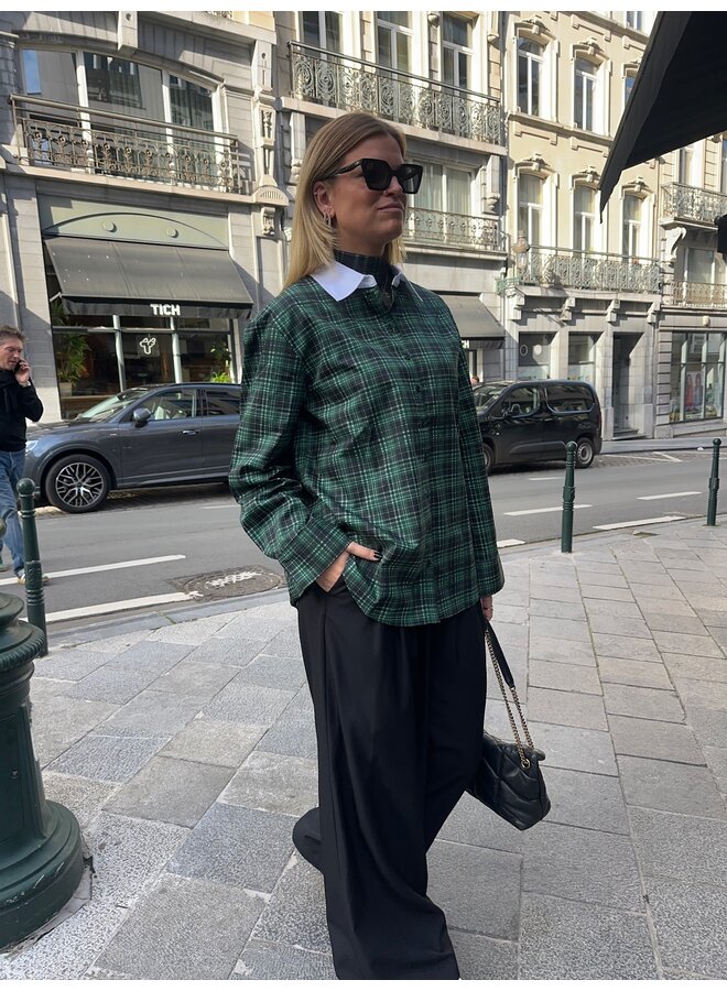 KELLY SHIRT PINE GREEN CHECK BIG