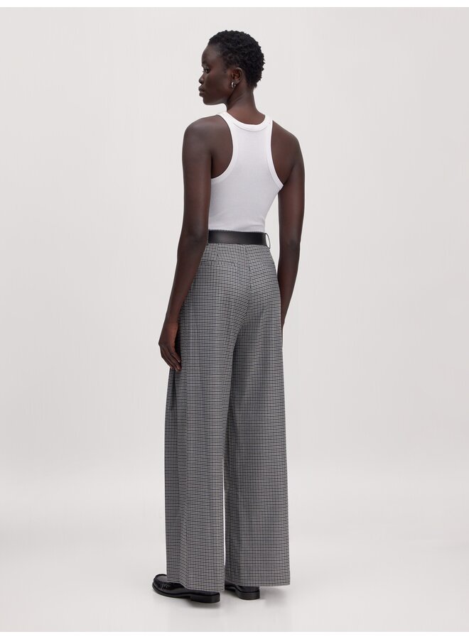 LANEA TROUSERS GREY CHECK
