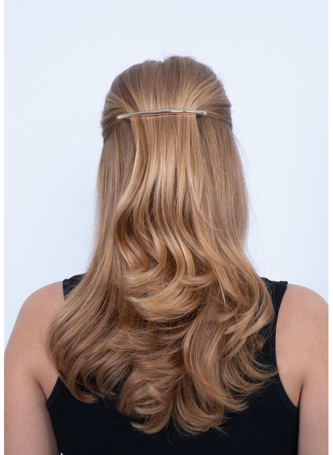 GLOSSY WAVE HAIR CLIP GOLDEN