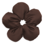 FLOWER PILLOW SCRUNCHIE CHOCOLATE FONDANT