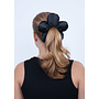 FLOWER PILLOW SCRUNCHIE BLACK