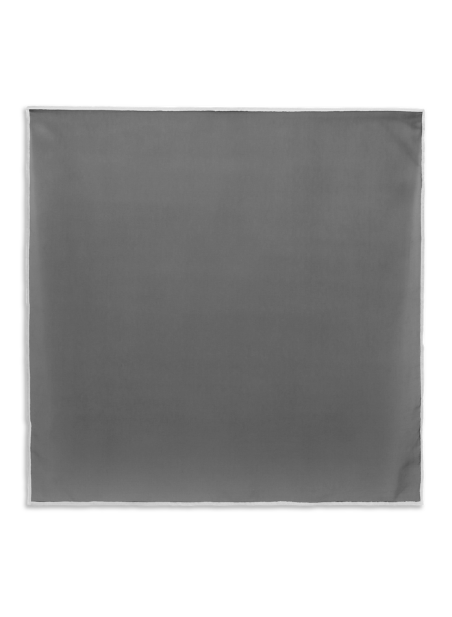 CONTRAST SCARF BLACK/WHITE