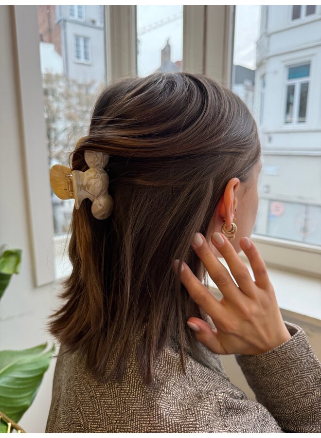 NOMI CLIP MARBLE WHITE