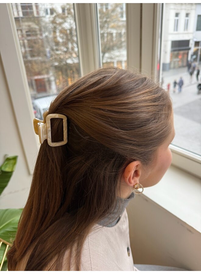 ANDY CLIP MARBLE WHITE