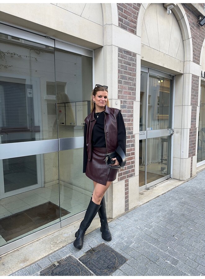 BILBAO SKIRT BURGUNDY