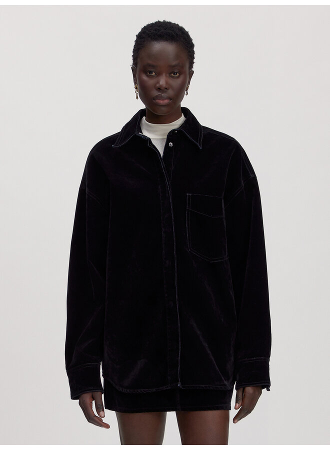 BELLA SHIRT OVERSIZED BLACK