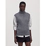 ALBA KNIT VEST DARK GREY