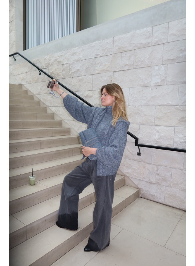 ISELA CARDIGAN DARK GREY