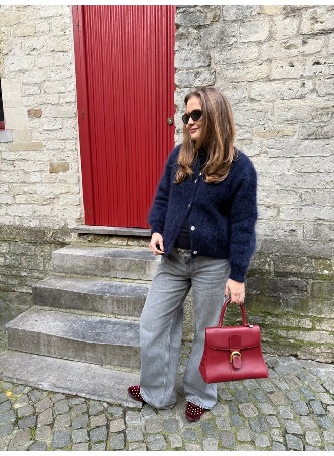 ISABELLA MOHAIR CARDIGAN NAVY