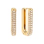 CECE DIAMOND HOOP EARRING GOLD