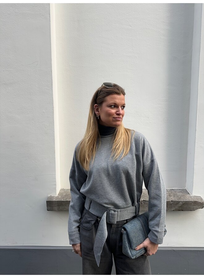 LANCECC BELT SWEAT GREY MELANGE