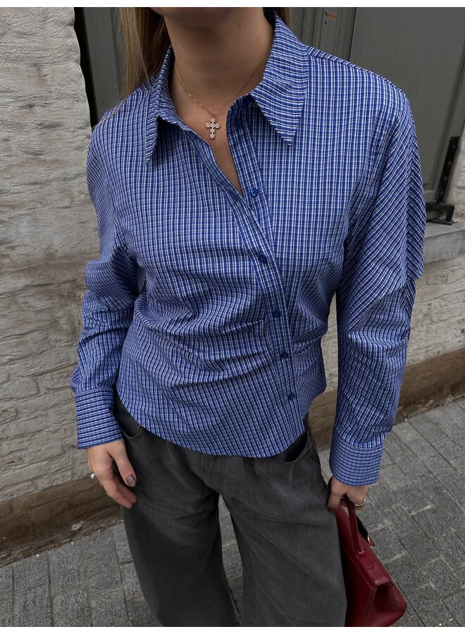 ANIZACC ASYM SHIRT NEW BLUE