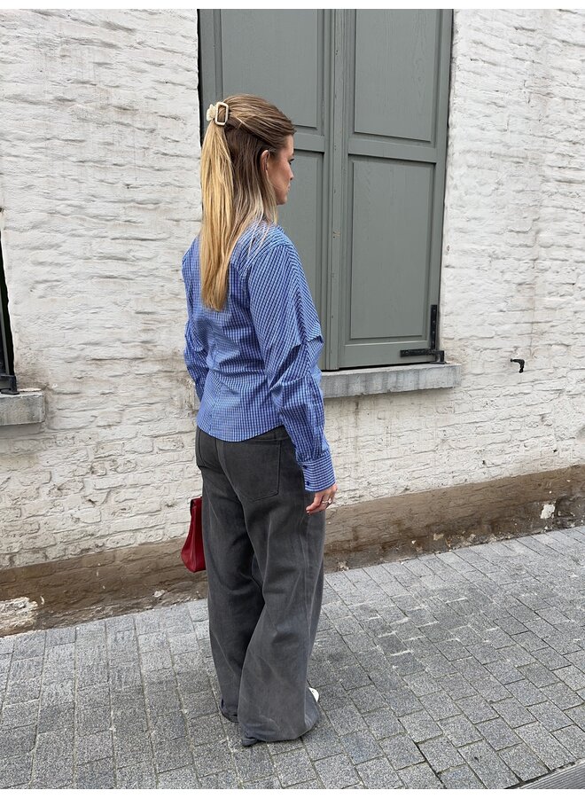 ANIZACC ASYM SHIRT NEW BLUE