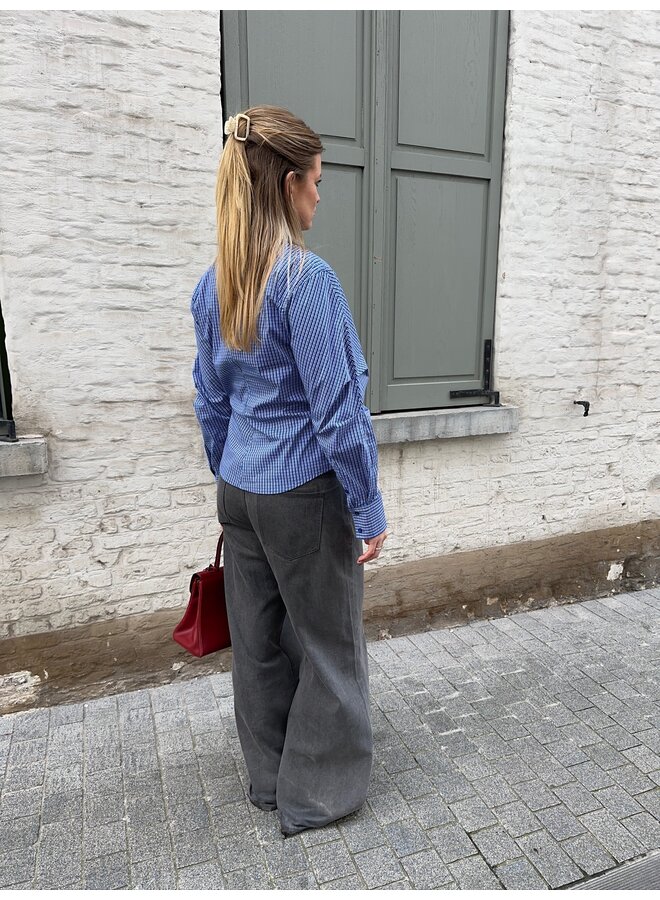 ANIZACC ASYM SHIRT NEW BLUE